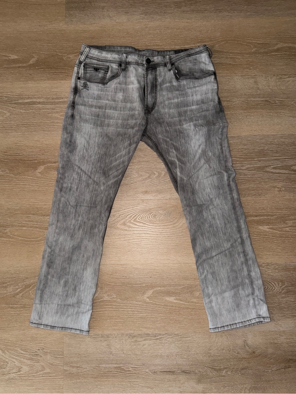 Buffalo David Bitton Grey Denim Jeans Size 40x30